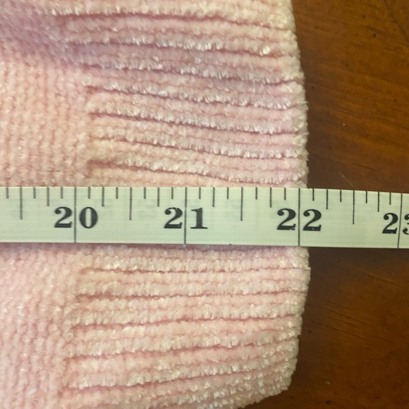 Grandmacore Ballet Blush Pink LARGE Cable Knit Sweater - Picture 7 of 7